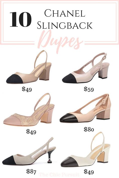 chanel sandals dupes|chanel slingback flats dupe.